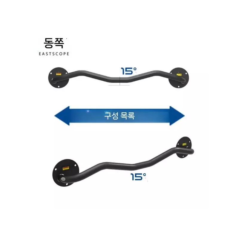 실내 벽부착 벽걸이 문틀철봉 등운동 가정용 턱걸이 풀업바 [D. K101B-2스테인리스스틸페어그립]