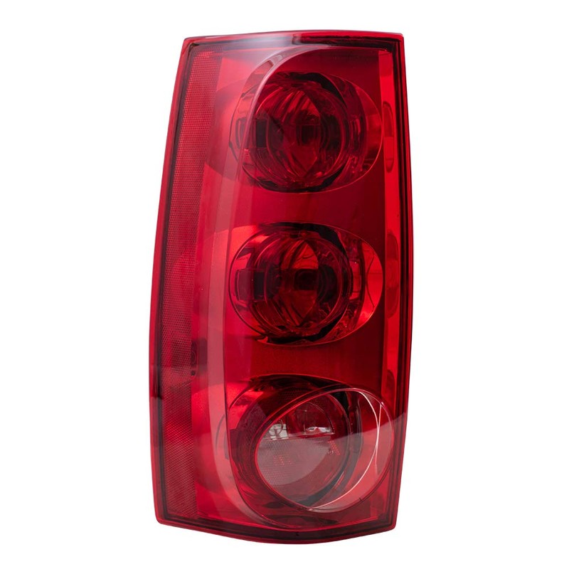 Brock Replacement Driver Tail Light Lens Compatible with 2007-2014 Yukon
