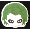 JOKER STICKER "BLACK EYES" 2 1/8 X 2 1/8" MATTE FINISH
