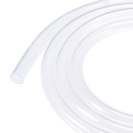 TOP-VIGOR 12mm(1/2") ID 14mm(9/16") OD PVC Clear Vinyl Tubing, 2M(6.56ft) Length Food Grade Flexible Water Pipe, Plastic Tube for Transfer Water, Oil, Air, Powders & Fine Granules