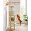 Feandrea Cat Tree, 61-Inch Cat Tower for Indoor Cats, Plush