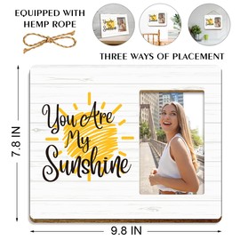 JANLAN You Are My Sunshine Picture Frame,Love Gifts for Women Men,You Are My Sunshine Gift,Inspirational Gift,Birthday Gifts for Her His