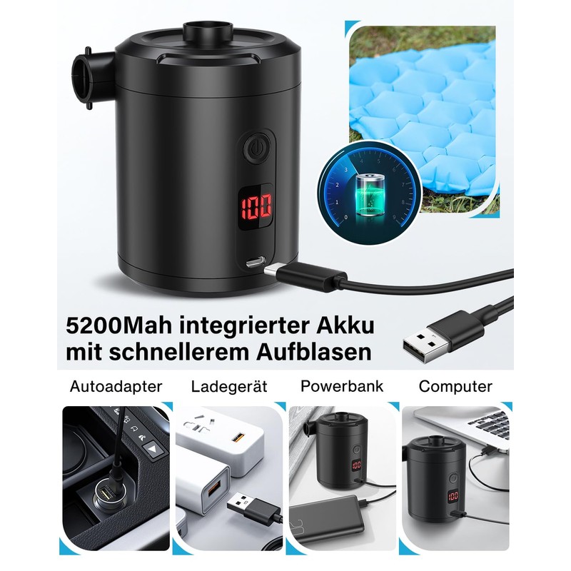 Electric Air Pump, Air Pump for Air Mattress