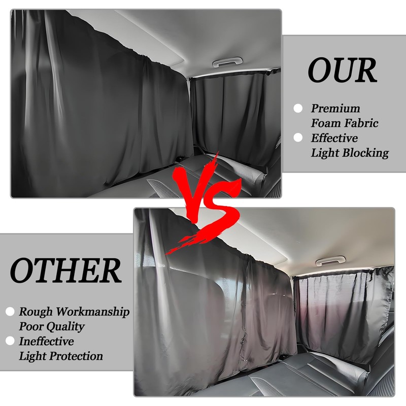 HIAHXC 3 Pcs Car Window Shades for Baby Removable Universal