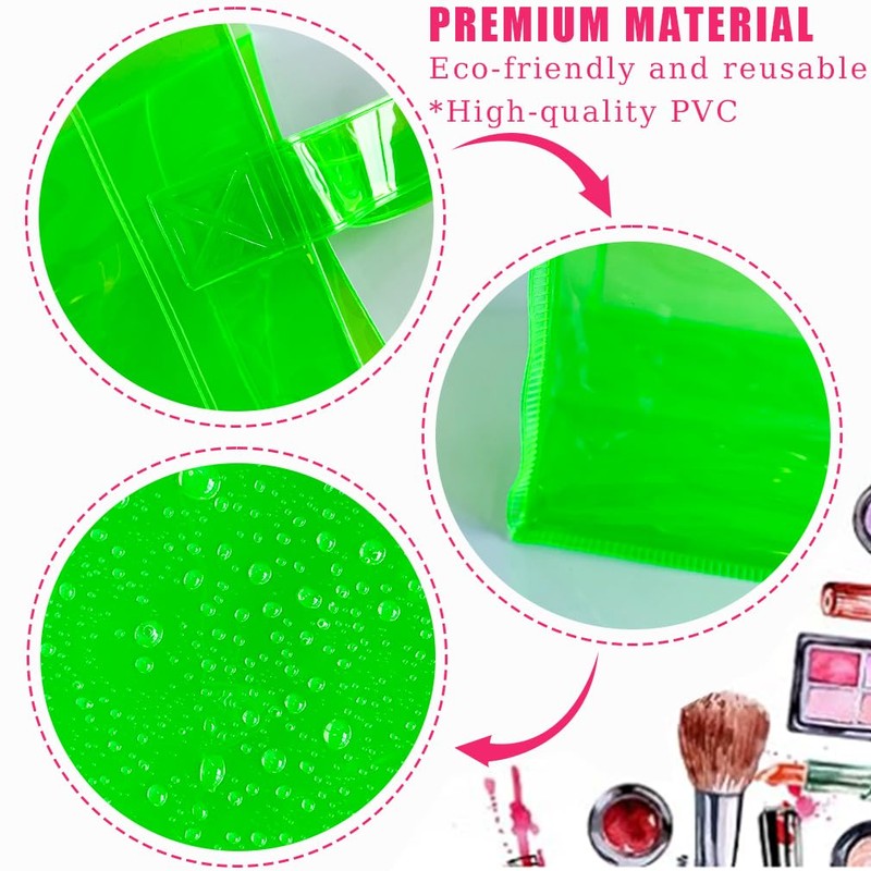 TotePrint 1pcs Waterproof Large Transparent Pvc Shopping Clear Tote Bag