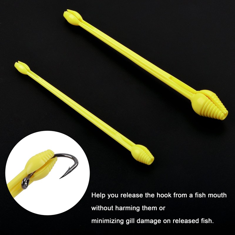 Plastic Hook Disgorger Hook Remover Tool 4PCS Fishhook Dehooker Unhooking