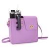 Behaesty Adjustable Waterproof Crossbody Bag for Drink Holder with Wallet