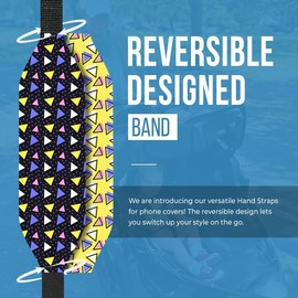 Reversible Phone Strap | Comfortable Cell Phone Finger Holder & Phone Loop for Secure Handling | Phone Hand Straps for Phone Cases | Wireless Charging Compatible - Ghostly Gumdrops