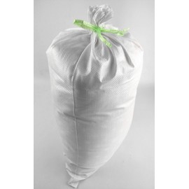 Sand Bags rubble bags sack bags gravel bags 14" x 26" Empty White Woven Polypropylene Sandbags Ties Included 10 packs