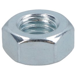 M8 x 1.25mm Hex Full Nut Fastener Hexagonal Metric Nuts Grade 8 Zinc Plated 10pk