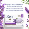 Dove Dove Relaxing Beauty Bar gentle skin cleanser Lavender more