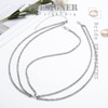 Fdesigner - Cadena para la cabeza estilo bohemio, con diamantes