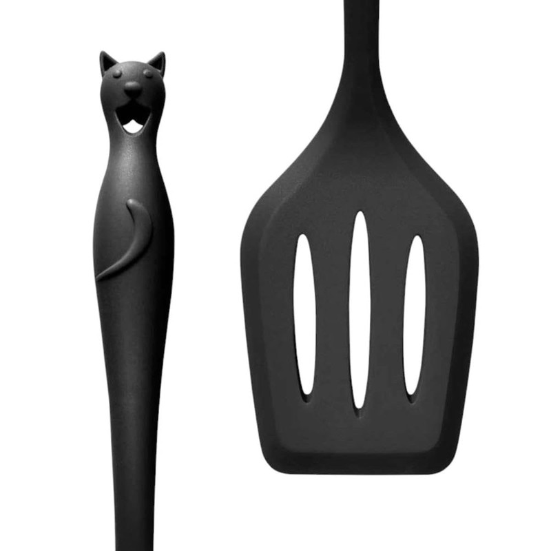 Alchemy England Cat's Kitchen Utensils – Cute Black Cat Cooking