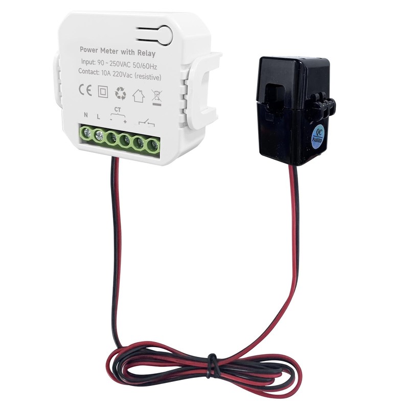 WiFi Smart Energy Monitor Single Phase Clamp Electricity Meter with