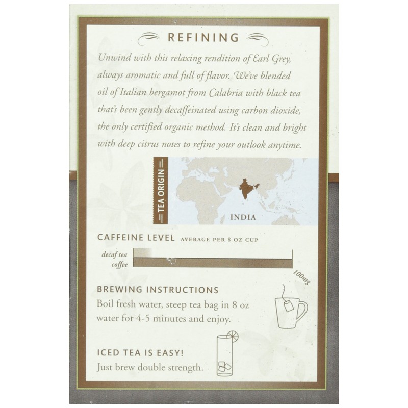 Choice Organic, Decaf Earl Grey, 16 ct