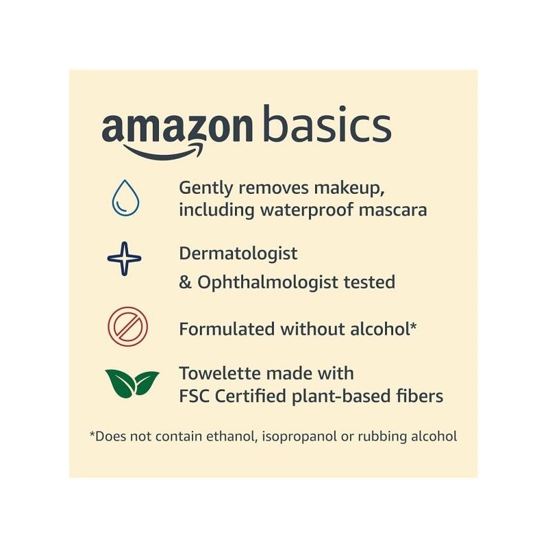 Solimo 베이직 메이크업 리무버 물티슈 순한 클렌징 과 테스트 클럽