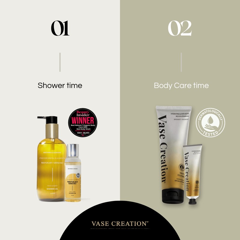 Vase Creation Skin Elixir Body Serum Lotion – Lightweight, Fast-Absorbing