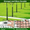 chicarry 48" Metal Tree Trunk Protector, 8 Pack Mesh Tree