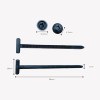 100pz Cinchos Para Tolvas,nylon Universal Cable Tie Buckle