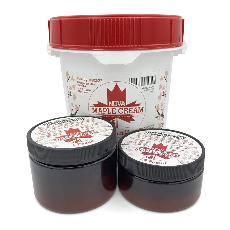 Nova Maple Cream - Pure Grade-A Maple Cream Butter Spread