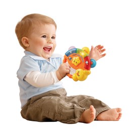 VTech Baby Musikspaß Tamburin – Elektronisches Spielzeug mit Musik und Geräuscheffekten – Für Kinder von 9-36 Monaten