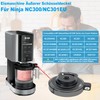 Replacement Lid for Ninja Creami NC300EU Ice Maker Outer Shell