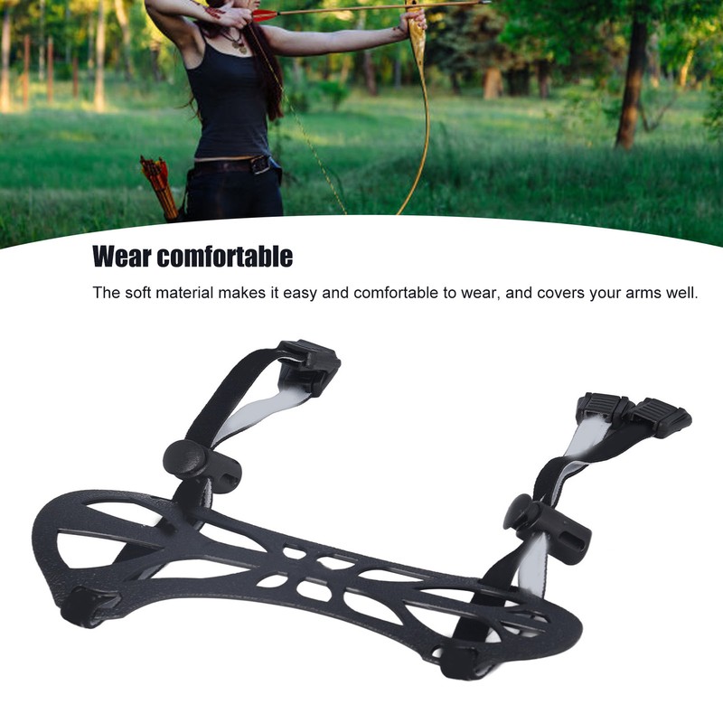 Archery Arm Guard TPE with Adjustable Straps Bow Forearm Protector