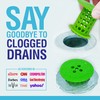 TubShroom Tub Hair Catcher Drain Protector, Fits 1.5"-1.75", Green