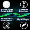 PARACORD PLANET Tactical 5-Strand Nylon Core 275-LB Tensile Strength Paracord