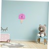 Sosoport Ice Cream Shaped Wall Clock for Kids Decorative Wall