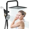 EAARSUO 10" Rainfall Shower Heads with Handheld Spray Combo High