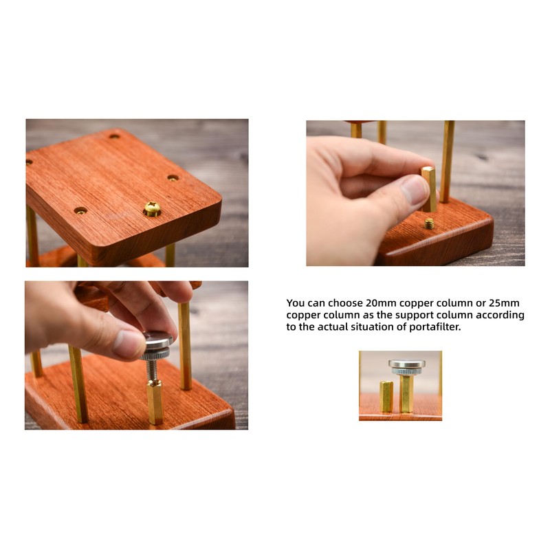 NEOUZA Coffee Tamping Station, Portafilter Stand Holder, Fits Most Espresso