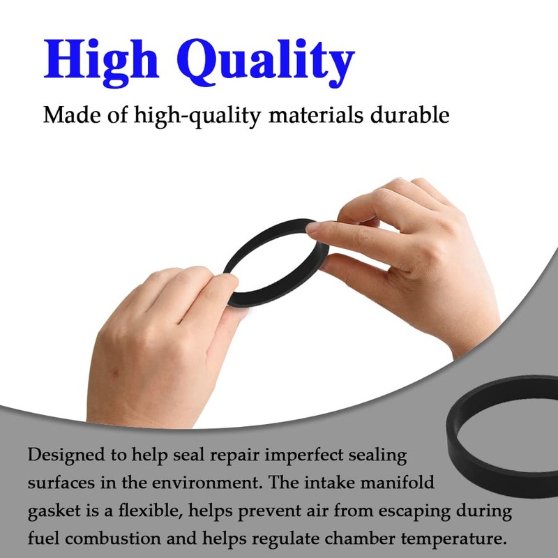 6 PCS Intake Manifold Rubber Sealing Gasket for N52 N54