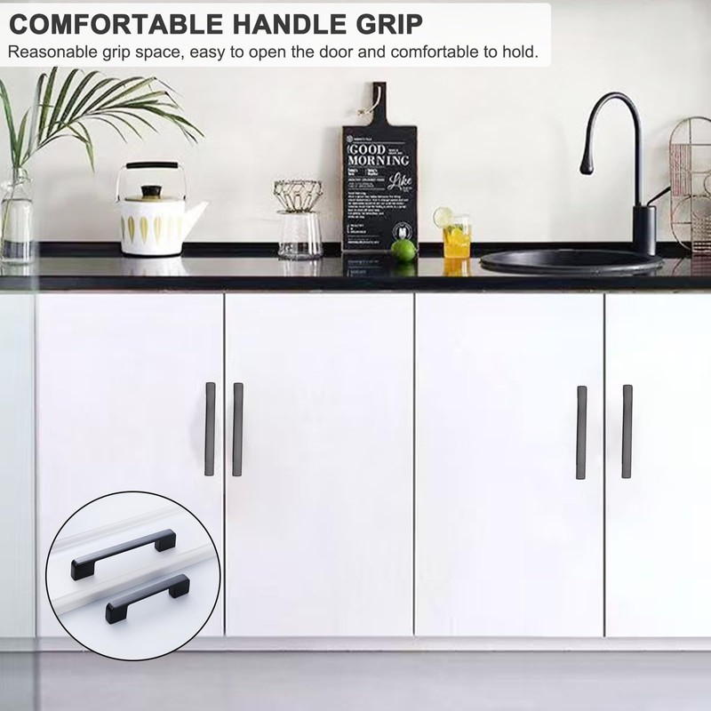 lbxtswpl Kitchen Cabinet Handles, 12PCS Cabinet Handles, Brushed Satin Nickel