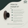 EVI Hardware | Adhesive Door Stop | Wall Mounting |