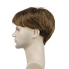 Lydell Short Straight Synthetic Wigs with Bangs for Men Light