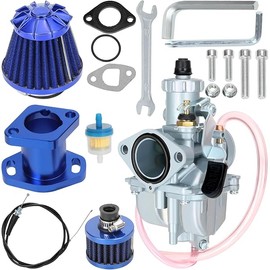 YOXUFA VM22 Carburetor 212cc Carb Replacement for Predator 212cc 224cc 196cc 6.5HP Engine Coleman CT200U CT200U-EX BT200X Baja Warrior MB200 Axis M200 KT196 GX200 200cc Mini Bike Go Kart Parts