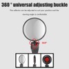 Bike Mirror 360 Degree Adjustable Rotatable Handlebar Mirror Wide Angle