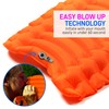 SereneLife - Colchón de Aire para mochilero, autoinflable, Impermeable, Ligera,