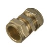 AIGHER Compression Straight Coupling, 28mm, Pack of 3, WRAS Approved,