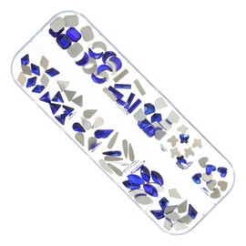 Healvian Flatback Nail Rhinestones Kit 1 Box of 1000 Gems for Nail Art Craft Projects and DIY Decorations Non-Hotfix Easy to Apply for Manicure Enthusiasts