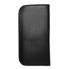 Calabria Eye Glasses Case Soft Black Vertical Pocket Clip Men/Women