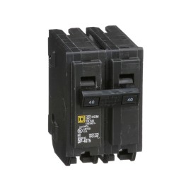 SCHNEIDER ELECTRIC Square D HOM240 Square D Miniature Circuit Breaker 40A 120/240 Volt