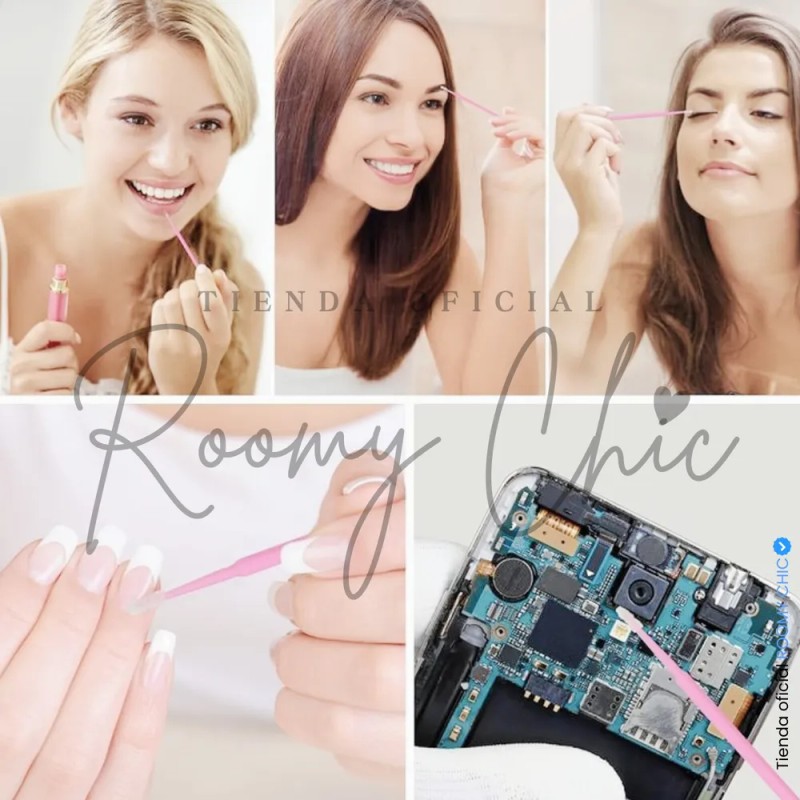 600 Microbrush Extensiones De Pestañas 2.5mm 2mm 1.5