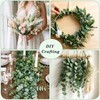 40 Pcs Decorative Artificial Eucalyptus Stems 43cm