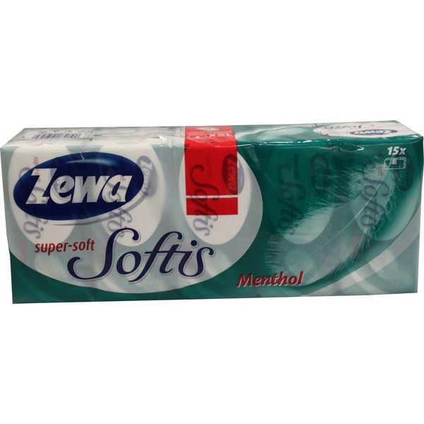 Softis Tissues Softis Menthol 15 x 9 Wipes 1 Pack