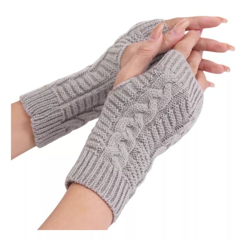 Patry Set 14x Pares Guantes Sin Dedos Frió Invierno Lana