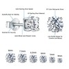 5mm Small White Gold Plated Women's Earrings Studs