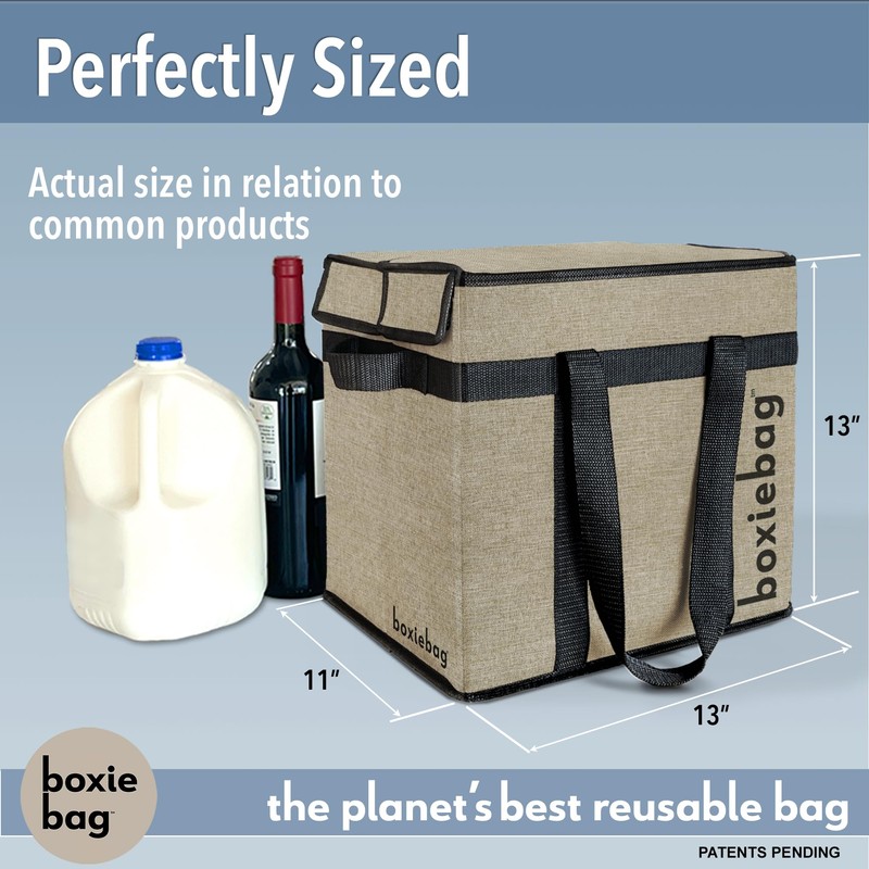 Boxiebag Reusable Grocery Bag (Single) – Durable Reusable Shopping Bag