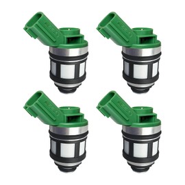 SeyPon Set of 4 Fuel Injector Fit For Nissan: Pickup 1996-1997, Frontier 1998-2004, Xterra 2000-2004, L4 2.4L, OEM # 166001S700 (4 PCS)
